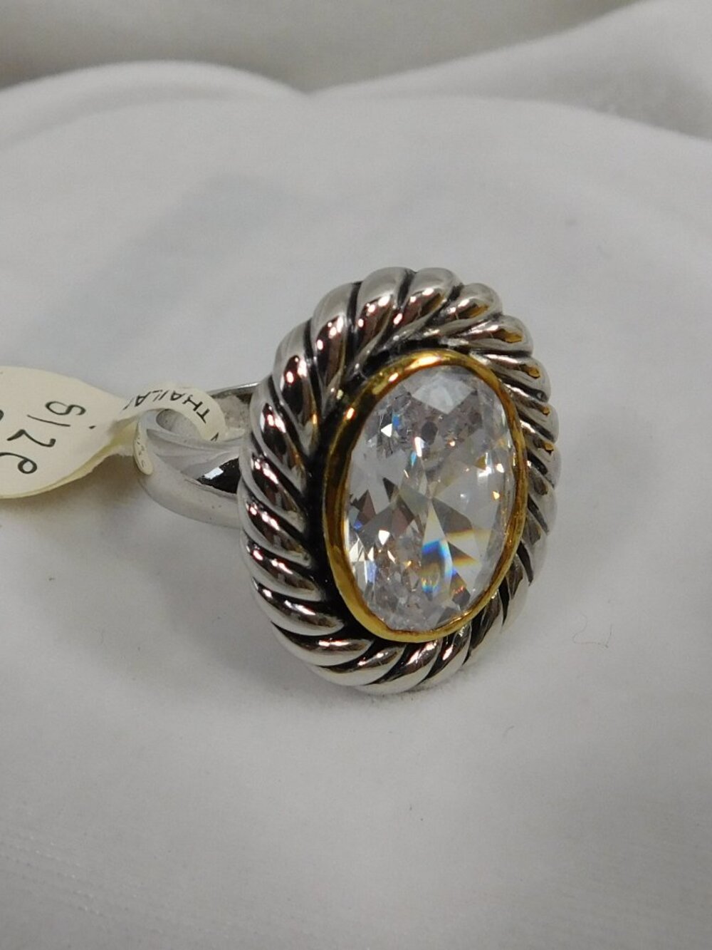 Ladies 925 Stainless Steel Cocktail Ring